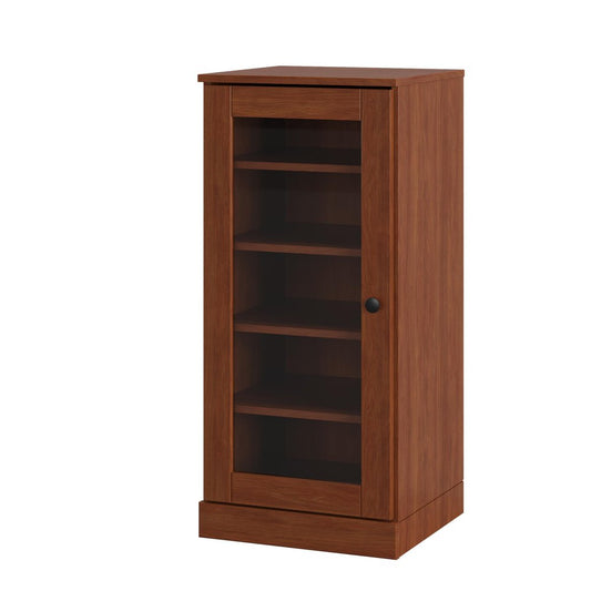 Coffee Ten Pair Solid WoodShoe Storage Cabinet