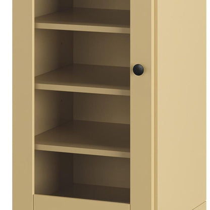 Yellow Ten Pair Solid WoodShoe Storage Cabinet HomeRoots
