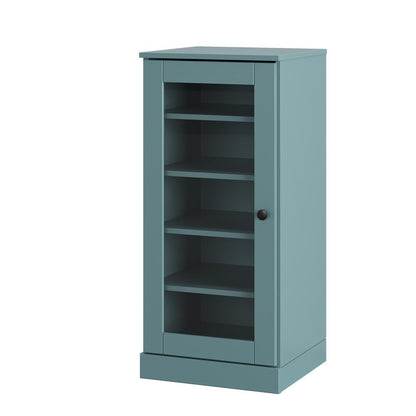 Aqua Ten Pair Solid WoodShoe Storage Cabinet HomeRoots
