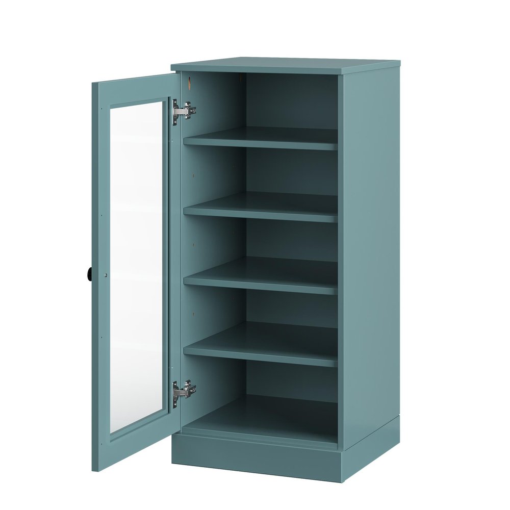 Aqua Ten Pair Solid WoodShoe Storage Cabinet — view 2