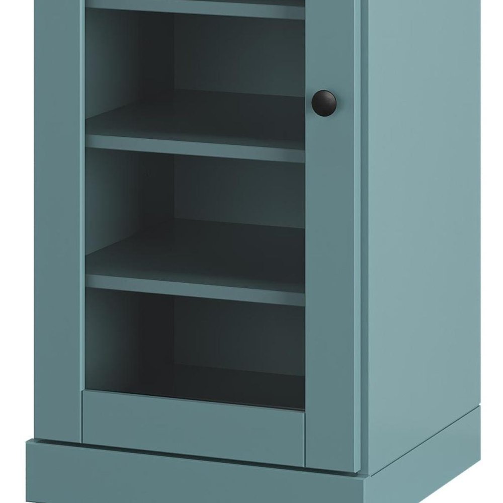 Aqua Ten Pair Solid WoodShoe Storage Cabinet — view 4