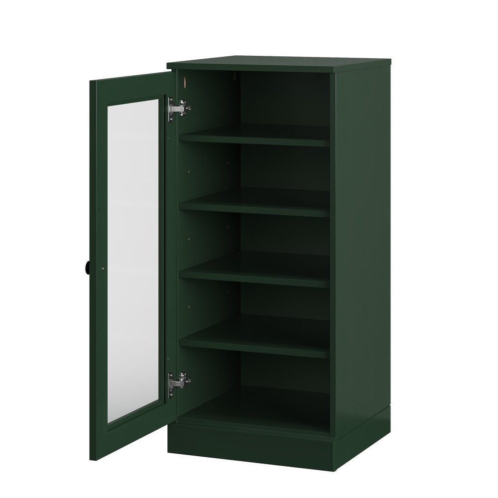 Green Ten Pair Solid WoodShoe Storage Cabinet HomeRoots