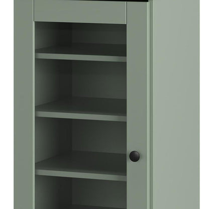 Sage Ten Pair Solid WoodShoe Storage Cabinet HomeRoots