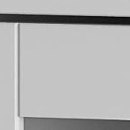 White Ten Pair Solid WoodShoe Storage Cabinet