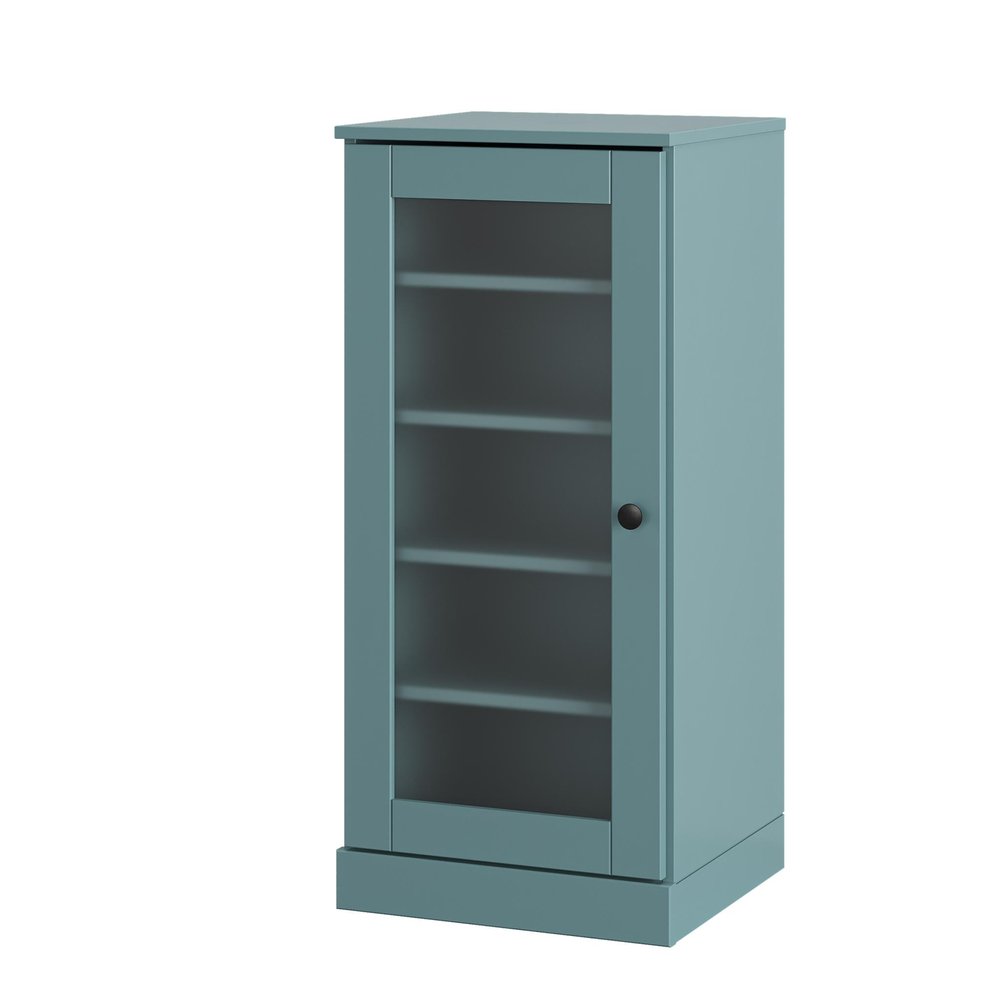 Aqua Ten Pair Solid WoodShoe Storage Cabinet — view 1