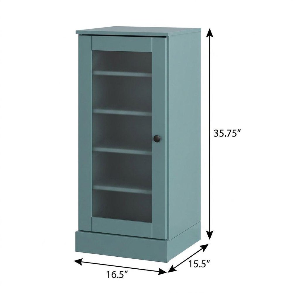 Aqua Ten Pair Solid WoodShoe Storage Cabinet HomeRoots