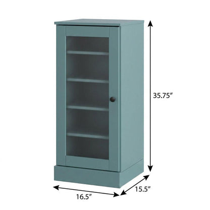 Aqua Ten Pair Solid WoodShoe Storage Cabinet HomeRoots