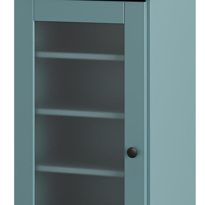 Aqua Ten Pair Solid WoodShoe Storage Cabinet HomeRoots