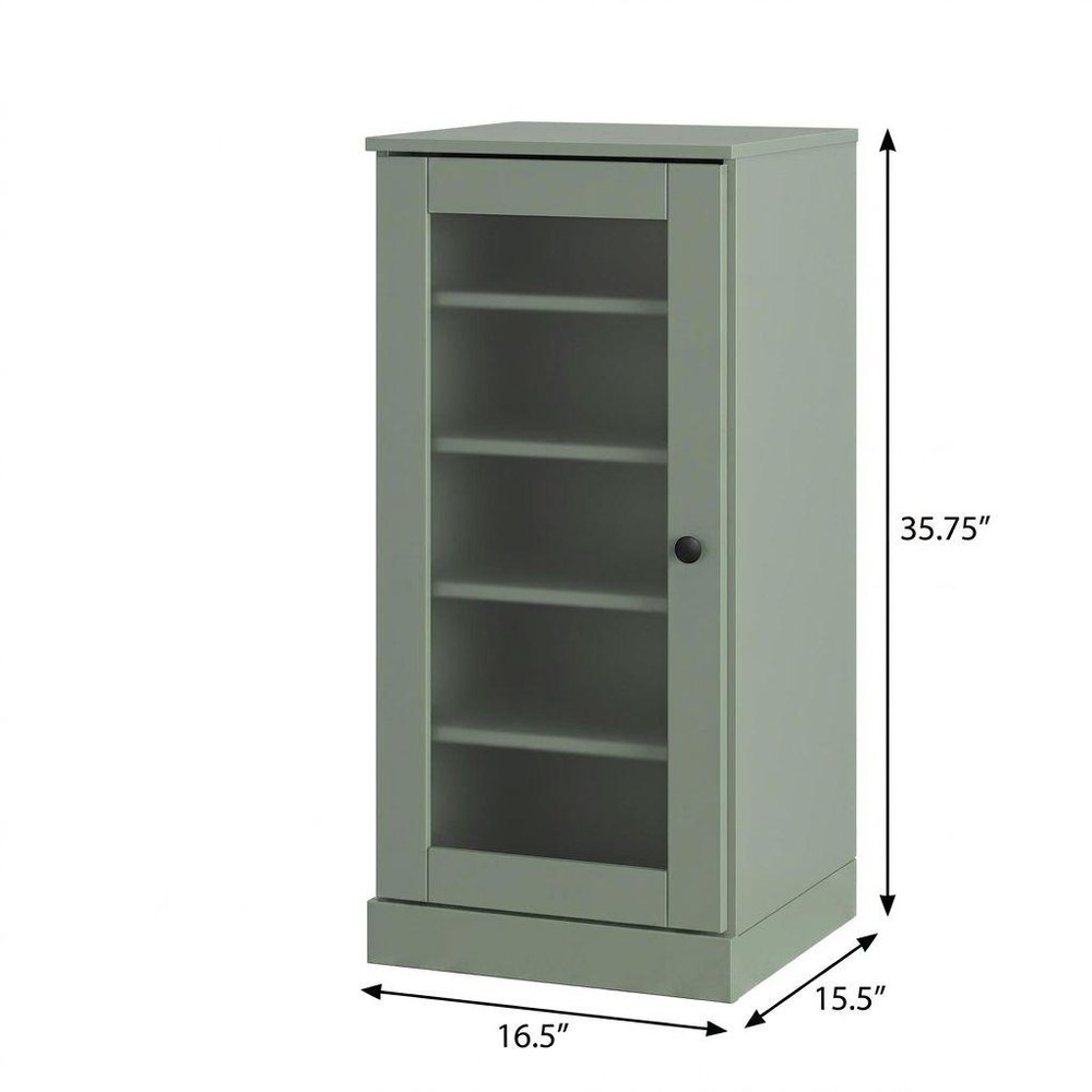 Sage Ten Pair Solid WoodShoe Storage Cabinet HomeRoots