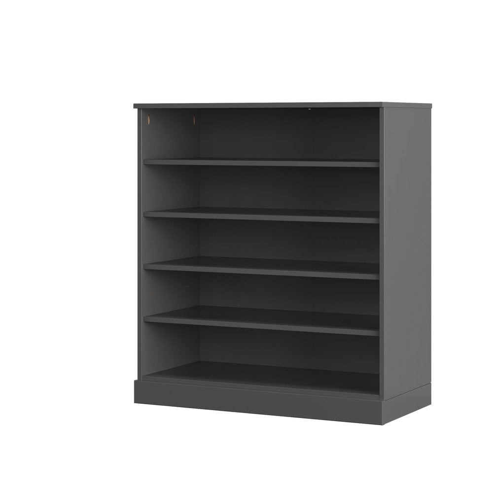 Gray Twenty Pair Solid WoodShoe Storage Cabinet — view 2