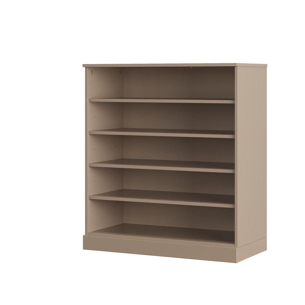 Beige Twenty Pair Solid WoodShoe Storage Cabinet HomeRoots