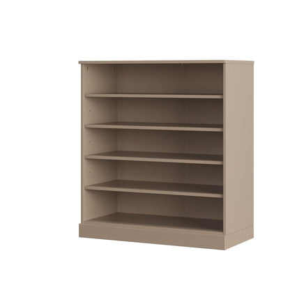 Beige Twenty Pair Solid WoodShoe Storage Cabinet HomeRoots