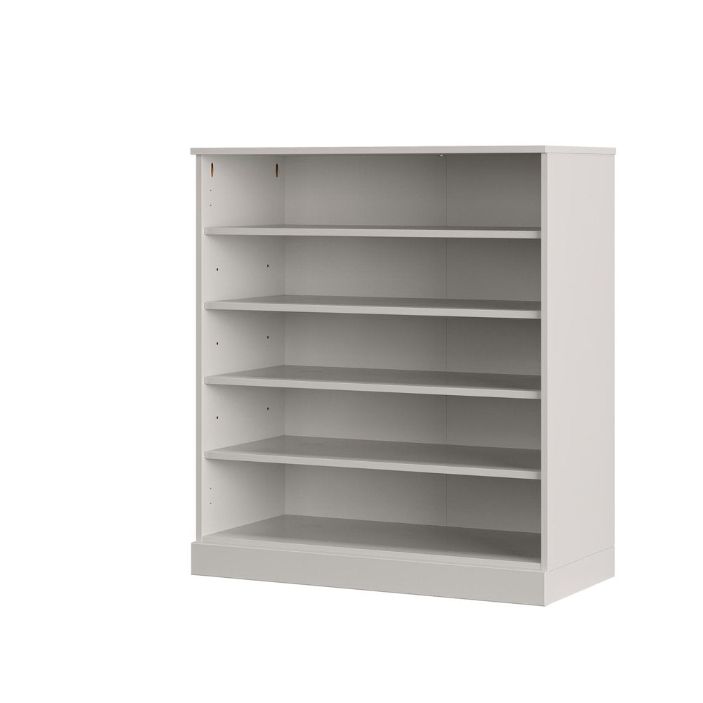 Off White Twenty Pair Solid WoodShoe Storage Cabinet — view 1