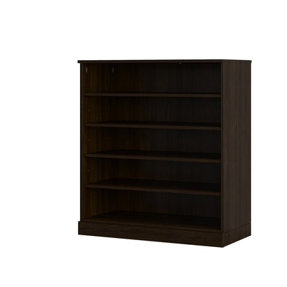 Espresso Twenty Pair Solid WoodShoe Storage Cabinet HomeRoots