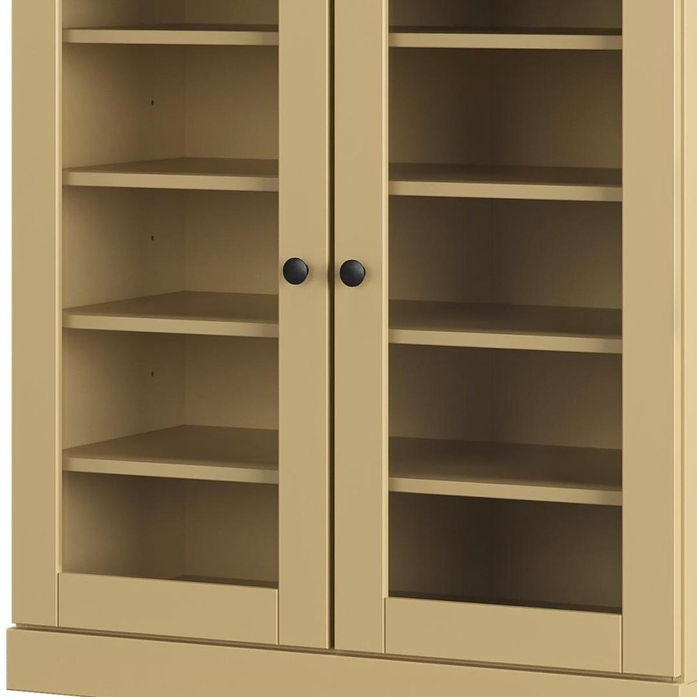 Yellow Twenty Pair Solid WoodShoe Storage Cabinet HomeRoots