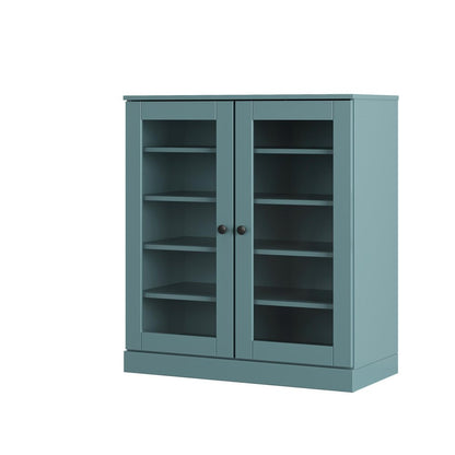 Aqua Twenty Pair Solid WoodShoe Storage Cabinet HomeRoots