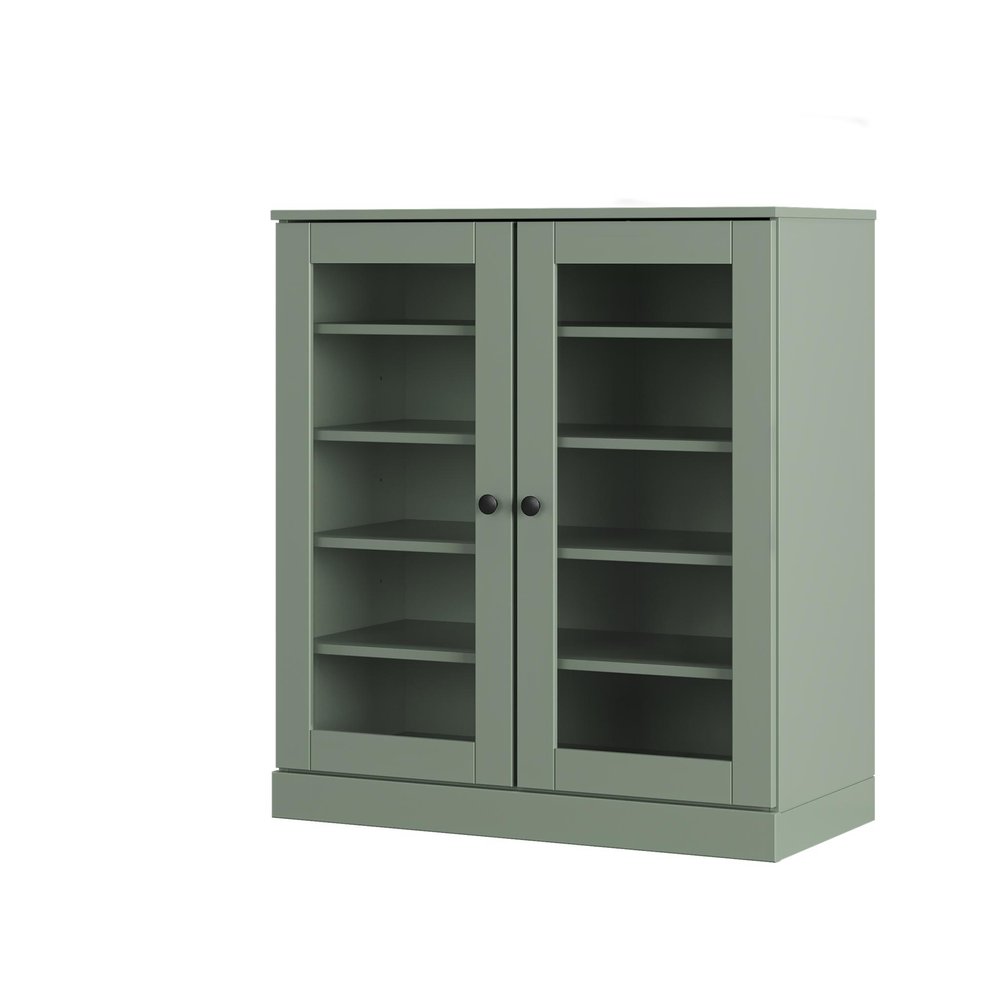 Sage Twenty Pair Solid WoodShoe Storage Cabinet — view 1