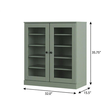 Sage Twenty Pair Solid WoodShoe Storage Cabinet HomeRoots
