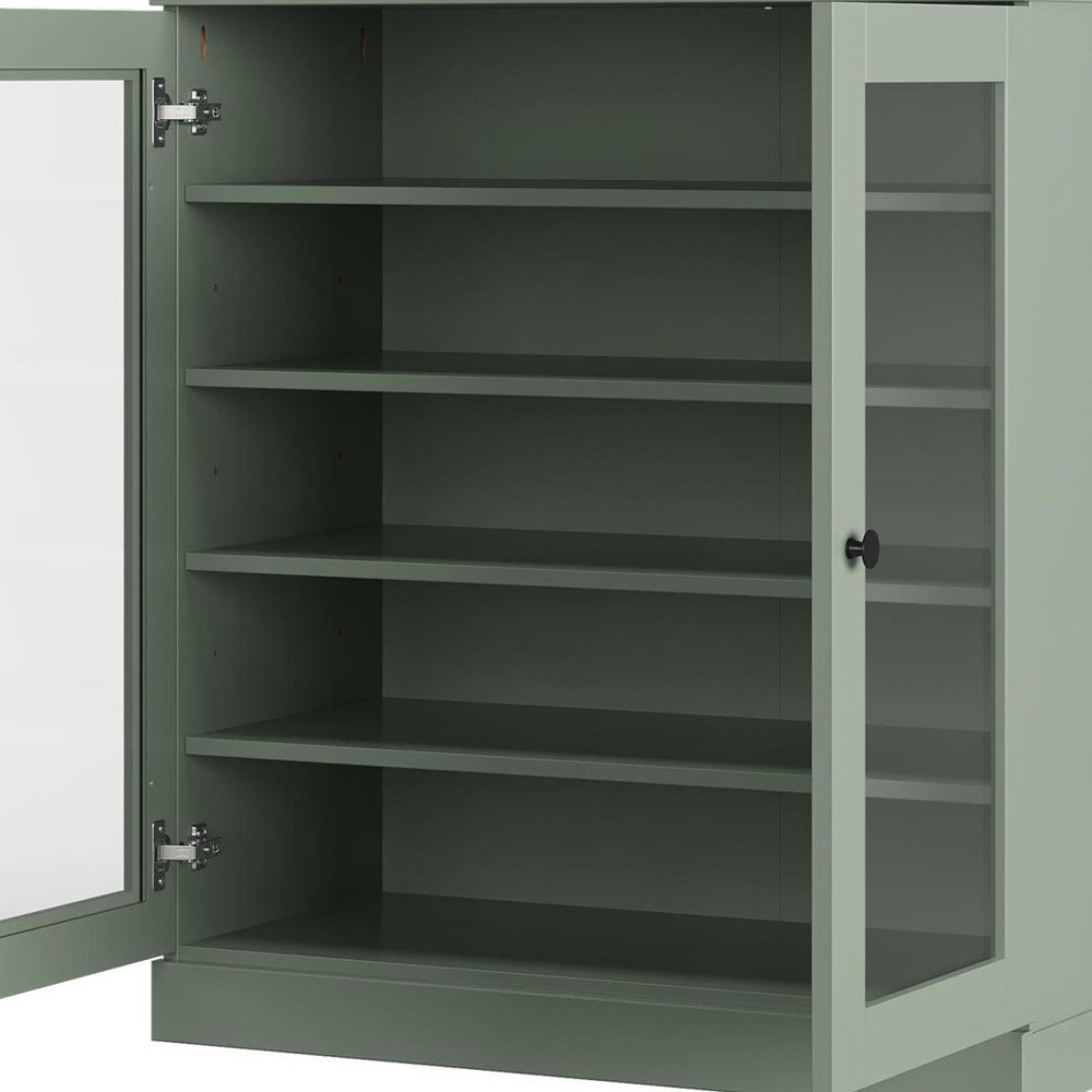 Sage Twenty Pair Solid WoodShoe Storage Cabinet — view 4