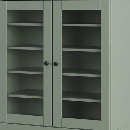 Sage Twenty Pair Solid WoodShoe Storage Cabinet