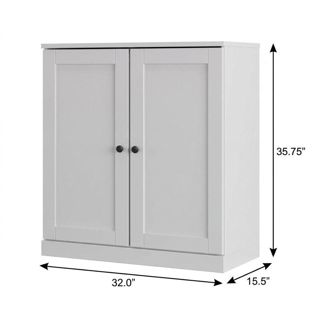 White Twenty Pair Solid WoodShoe Storage Cabinet HomeRoots