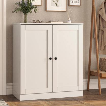 White Twenty Pair Solid WoodShoe Storage Cabinet HomeRoots