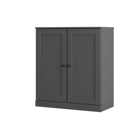 Gray Twenty Pair Solid WoodShoe Storage Cabinet HomeRoots
