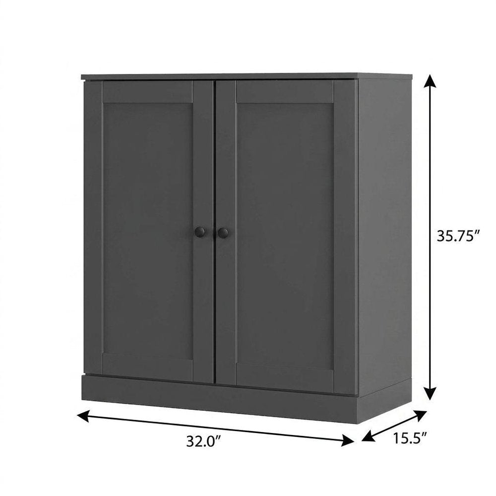 Gray Twenty Pair Solid WoodShoe Storage Cabinet HomeRoots