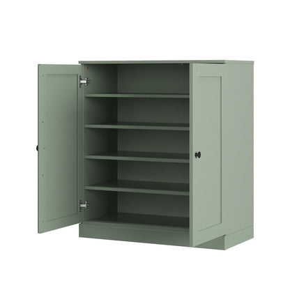 Sage Twenty Pair Solid WoodShoe Storage Cabinet HomeRoots