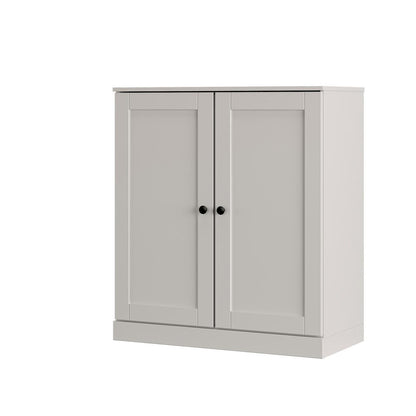 Off White Twenty Pair Solid WoodShoe Storage Cabinet HomeRoots