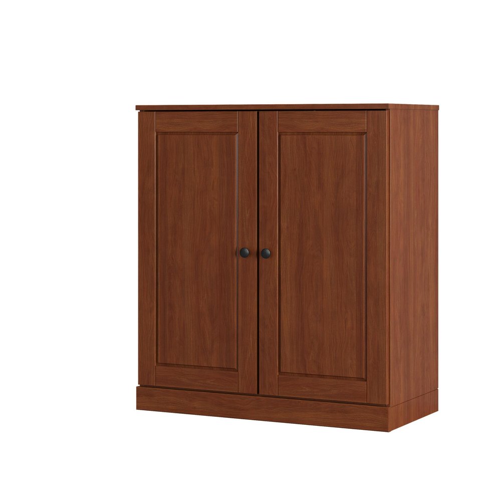 Coffee Twenty Pair Solid WoodShoe Storage Cabinet HomeRoots