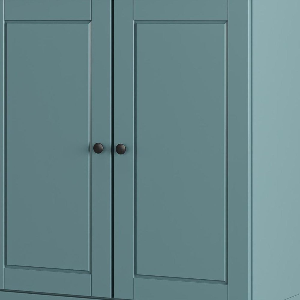 Aqua Twenty Pair Solid WoodShoe Storage Cabinet