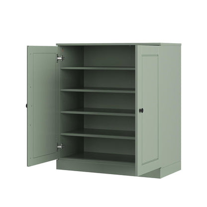 Sage Twenty Pair Solid WoodShoe Storage Cabinet