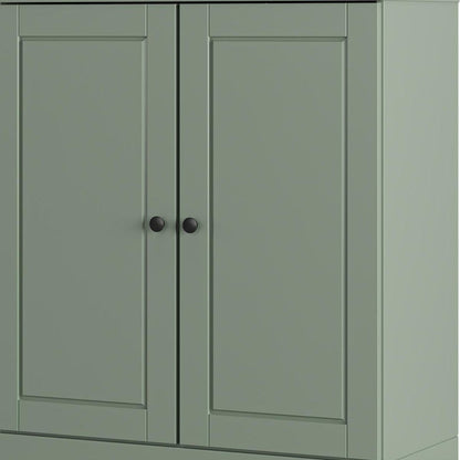 Sage Twenty Pair Solid WoodShoe Storage Cabinet