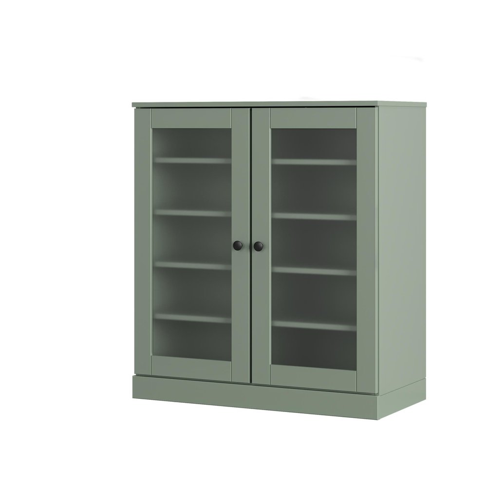 Sage Twenty Pair Solid WoodShoe Storage Cabinet — view 1