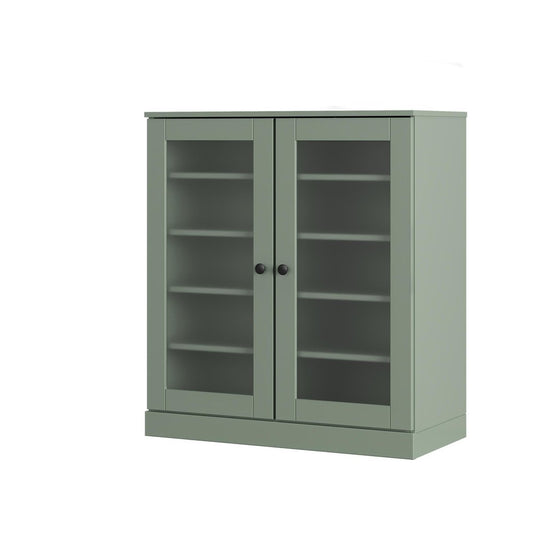 Sage Twenty Pair Solid WoodShoe Storage Cabinet
