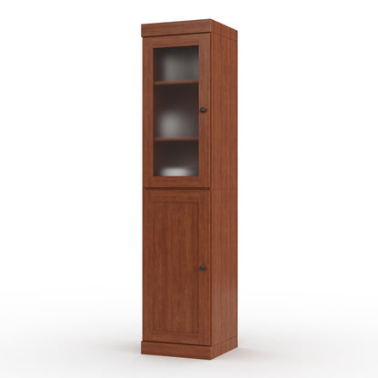 72" Coffee Solid Wood Two Door Pantry Or Storage Closet HomeRoots