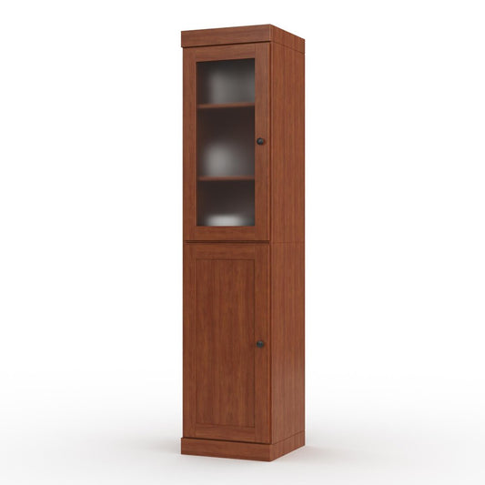 72" Coffee Solid Wood Two Door Pantry Or Storage Closet HomeRoots