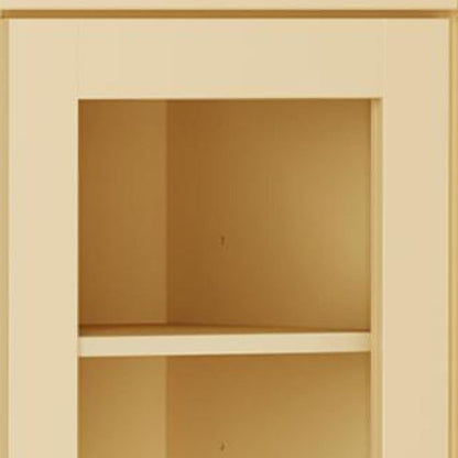 72" Yellow Solid Wood Six Door Two Drawer Pantry Or Storage Closet HomeRoots