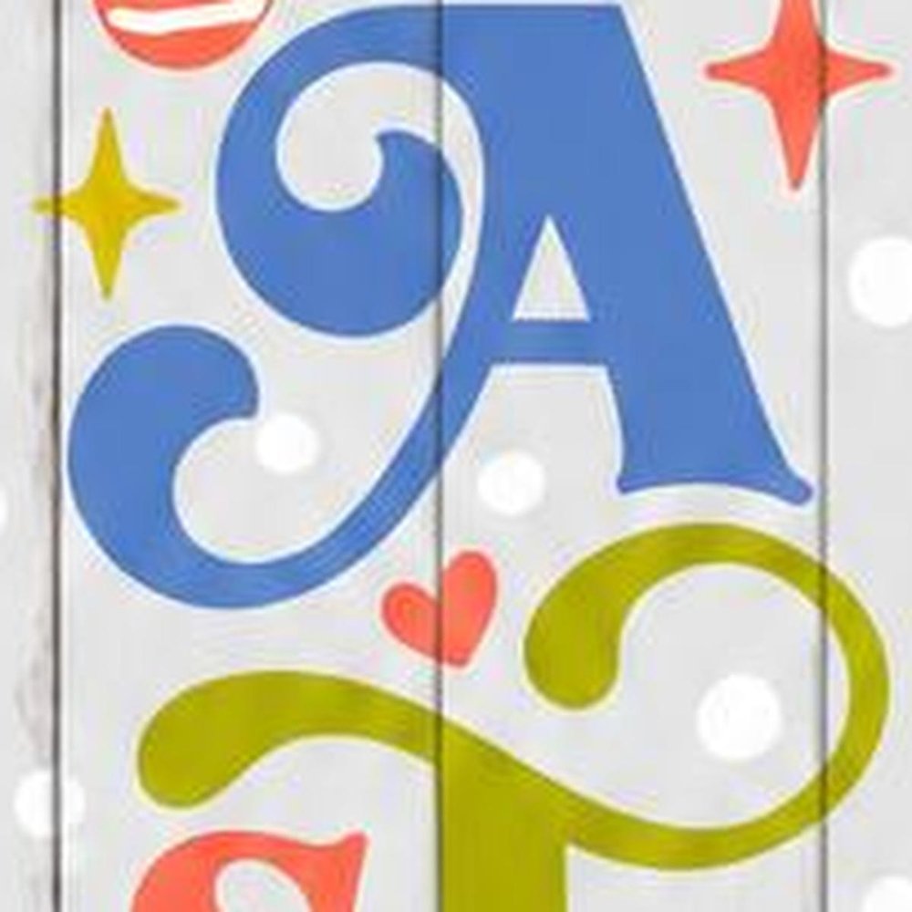 46" Lime Green Blue And White Solid Wood Happy Easter Porch Sign HomeRoots