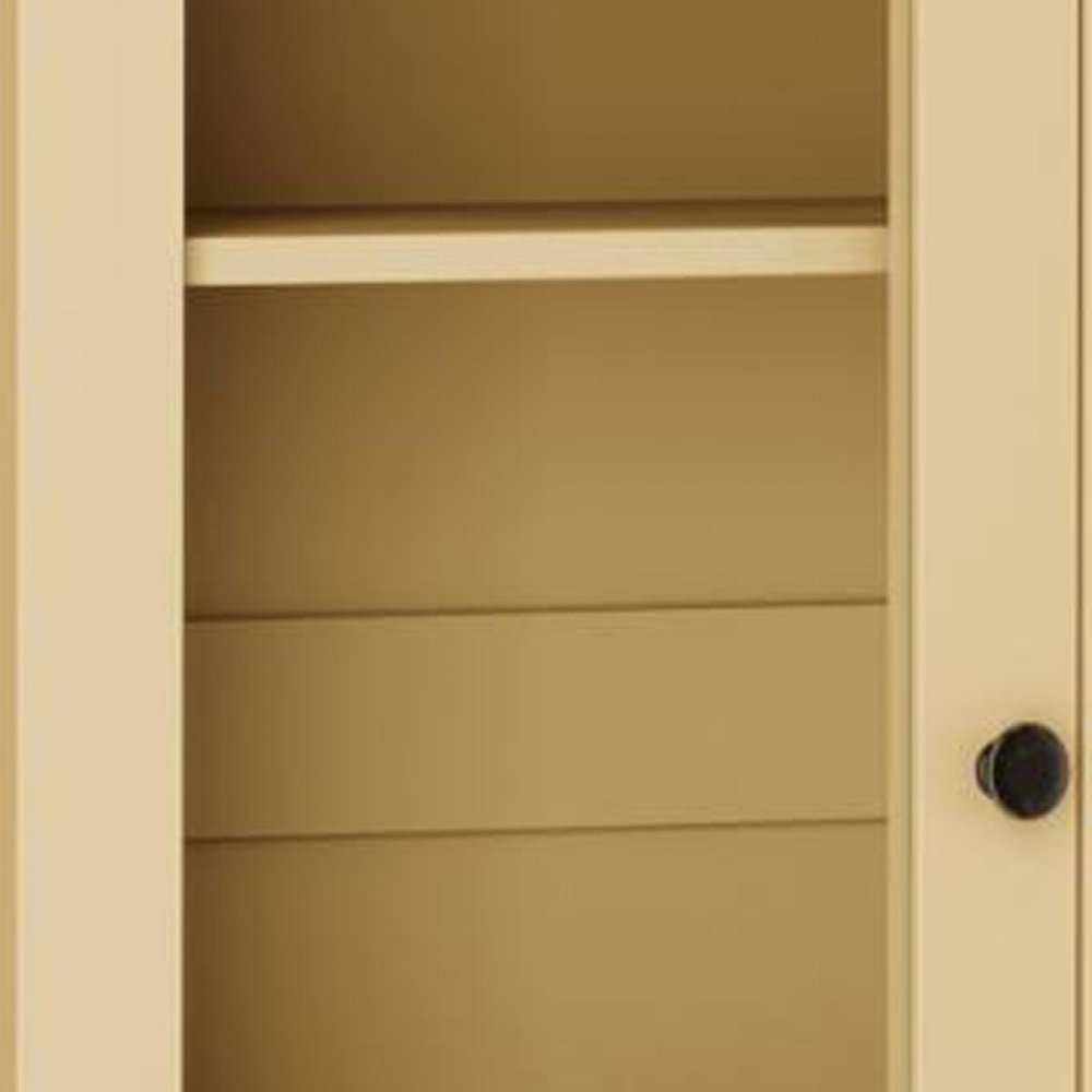 72" Yellow Solid Wood 8 Two Drawer Pantry Or Storage Closet — view 5