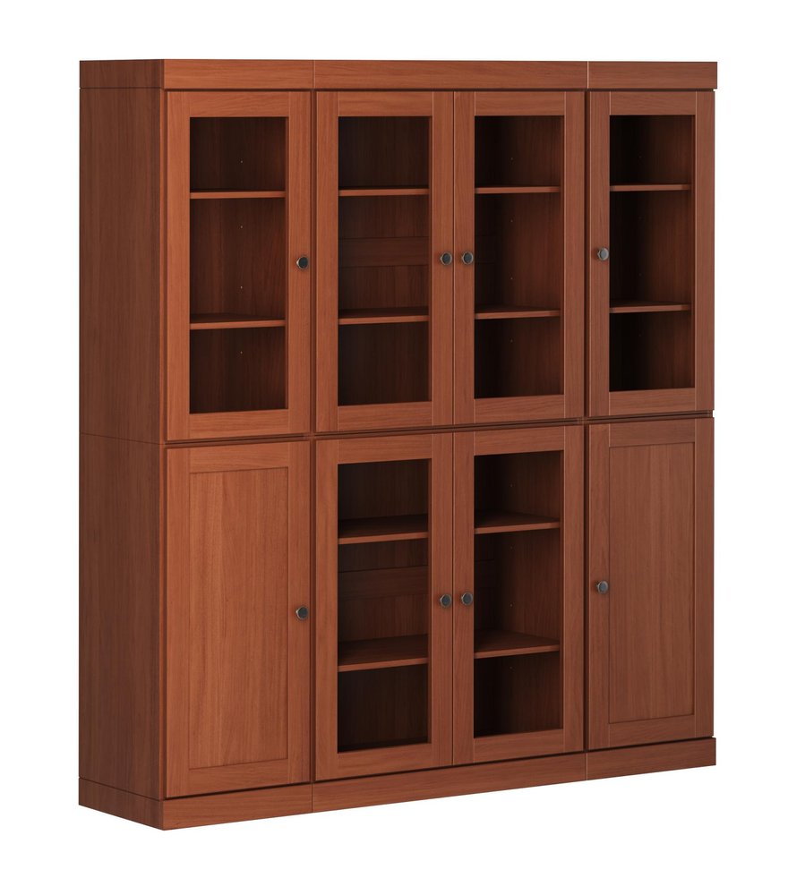 72" Coffee Solid Wood 8 Pantry Or Storage Closet — view 1