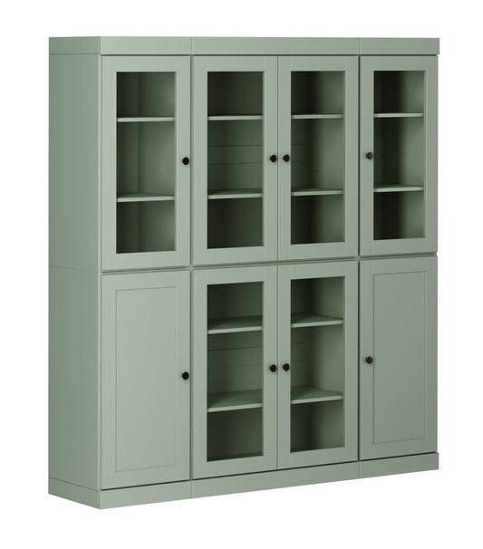 72" Sage Solid Wood 8 Pantry Or Storage Closet