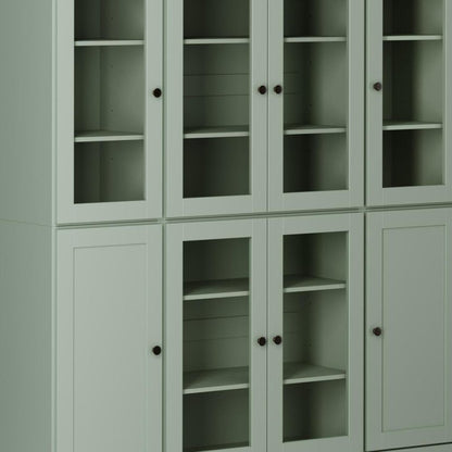 72" Sage Solid Wood 8 Pantry Or Storage Closet