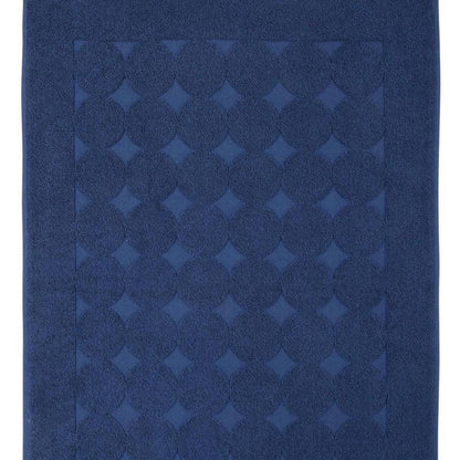 24" X 35" White Tone on Tone Polka Dot Turkish Cotton Bath Rug HomeRoots