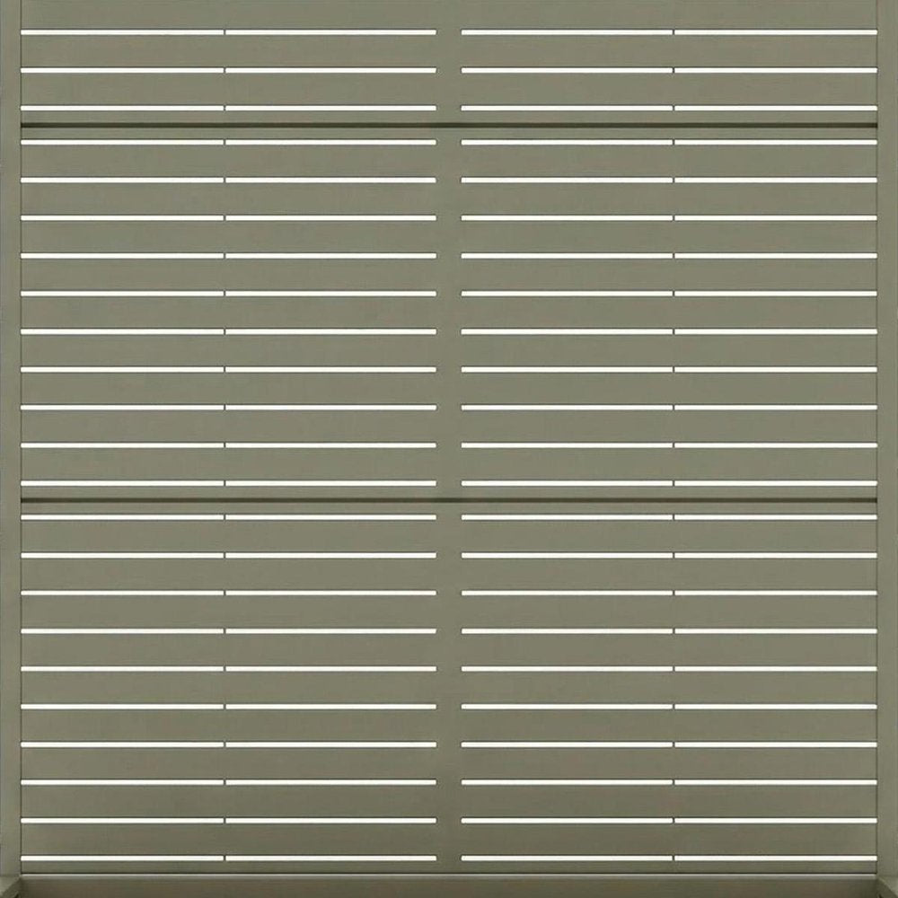 Set of Two Gray Striped Galvanized Metal Rectangular Planter Box HomeRoots