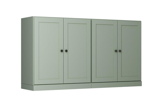 64" Sage Solid Wood Sideboard With Four Doors
