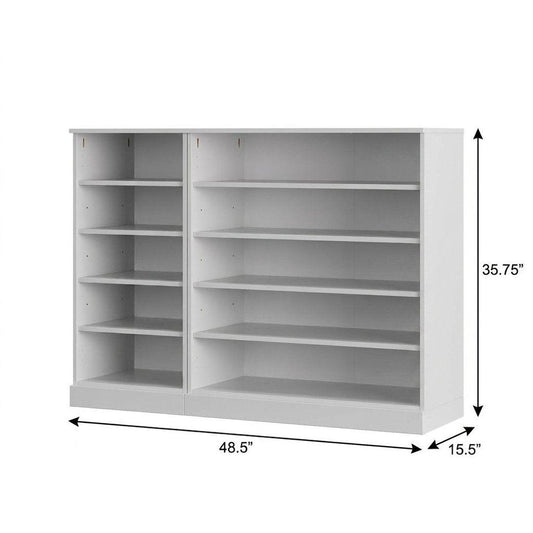 White 30 Solid WoodShoe Storage Cabinet