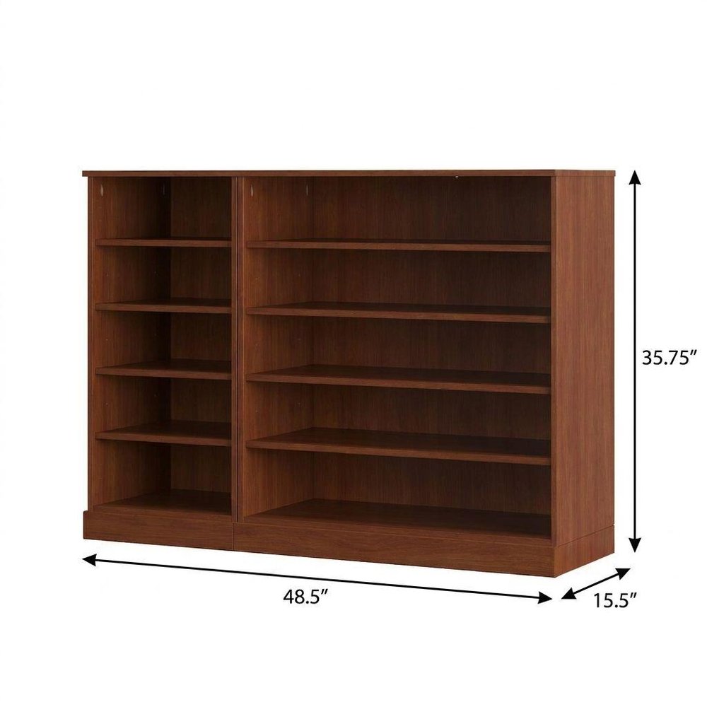 Coffee 30 Solid WoodShoe Storage Cabinet — view 1