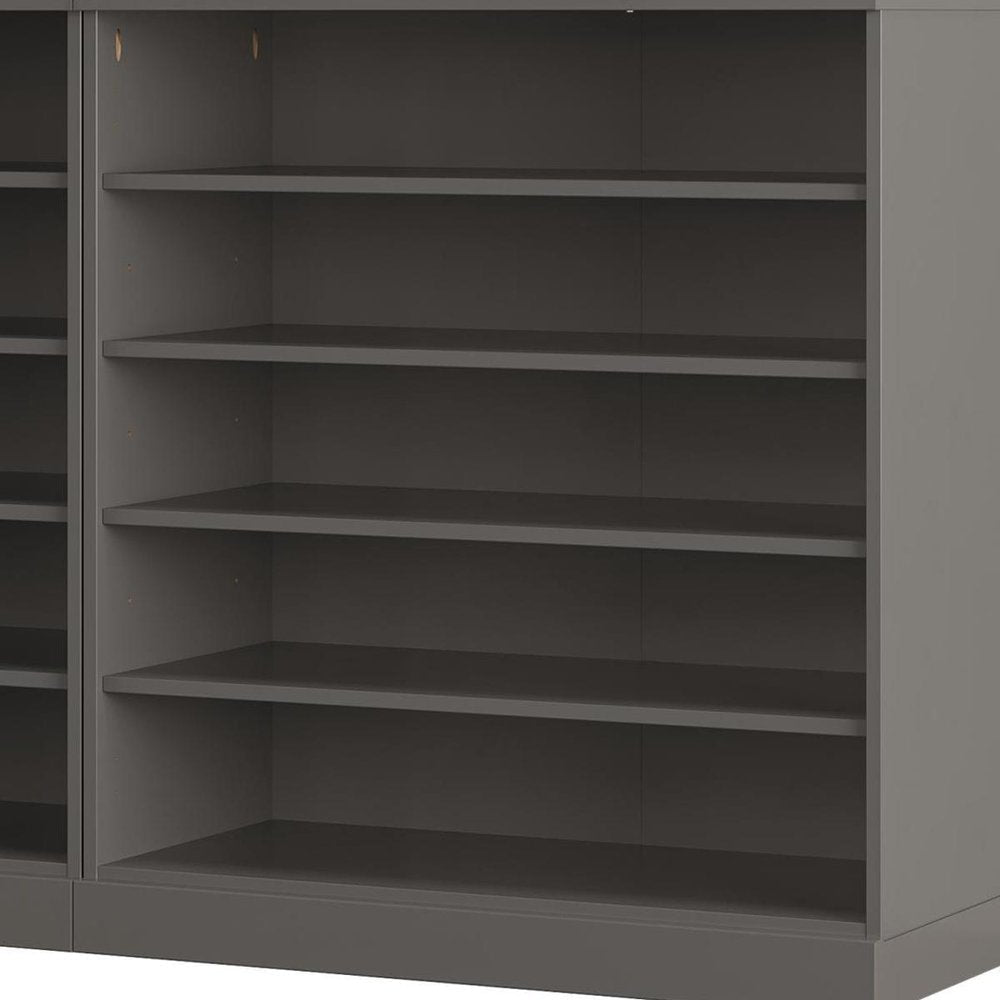 Gray 30 Solid WoodShoe Storage Cabinet — view 6